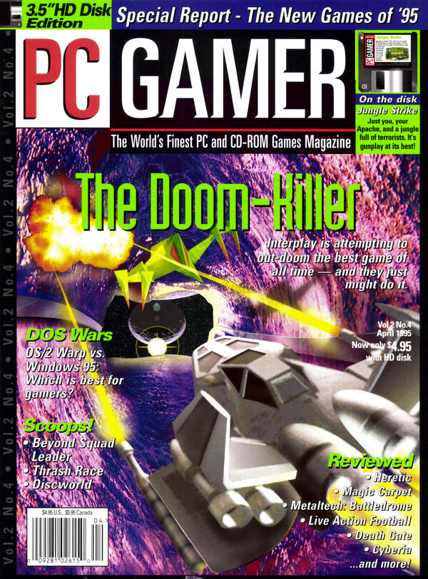 PC Gamer   Issue 011   April 1995 cover